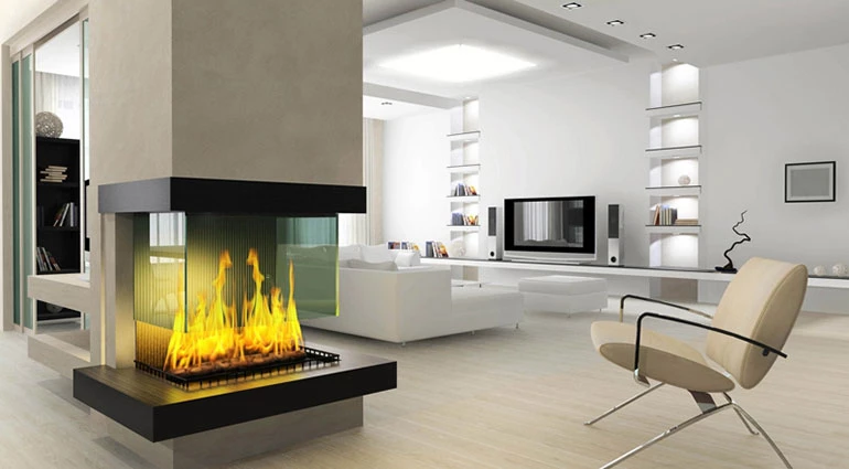 Modern Fireplace Design & Ideas