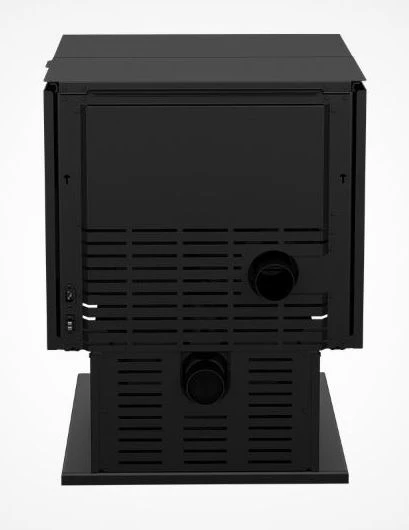 Combustion air intake options for pellet stoves