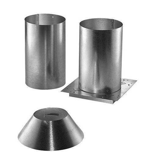 Direct vent pellet vertical configuration