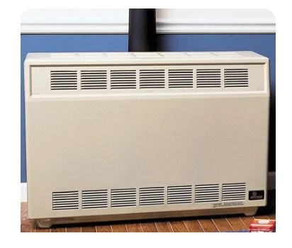 Counterflow wall furnace