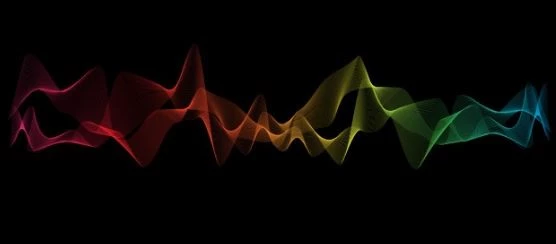 Infrared wave illustration
