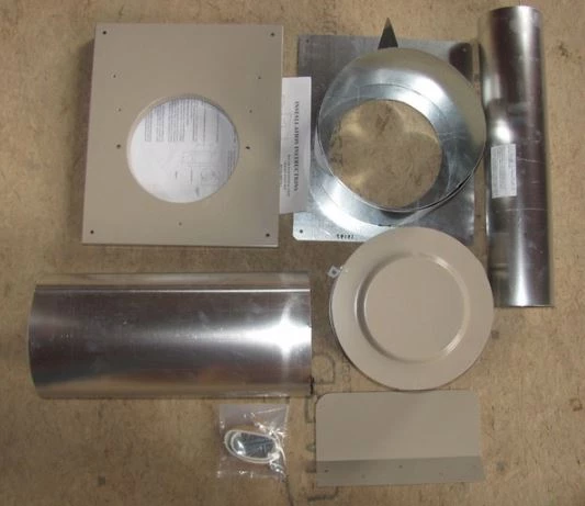 Horizontal direct vent kit