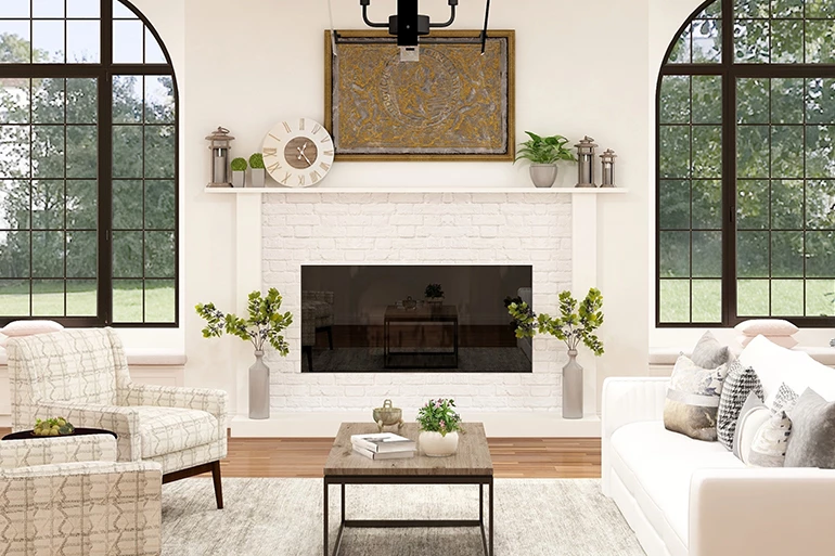 Ten Ways to Elevate the Look of Your Brick Fireplace