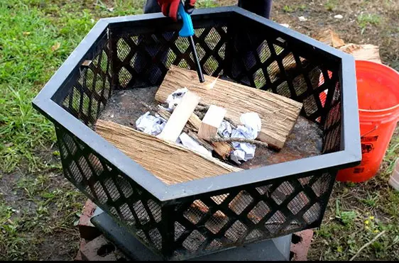 What is kindling and how does it help you start a fire?