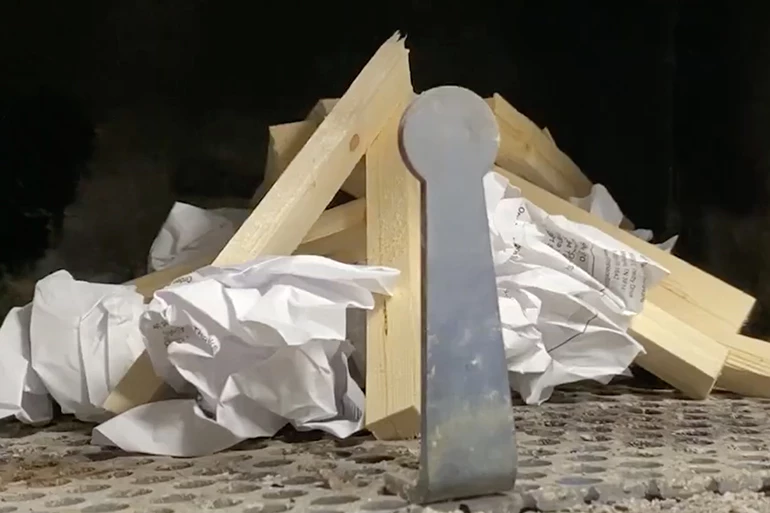 What is kindling and how does it help you start a fire?