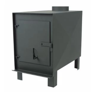 Plate steel portable wood stove