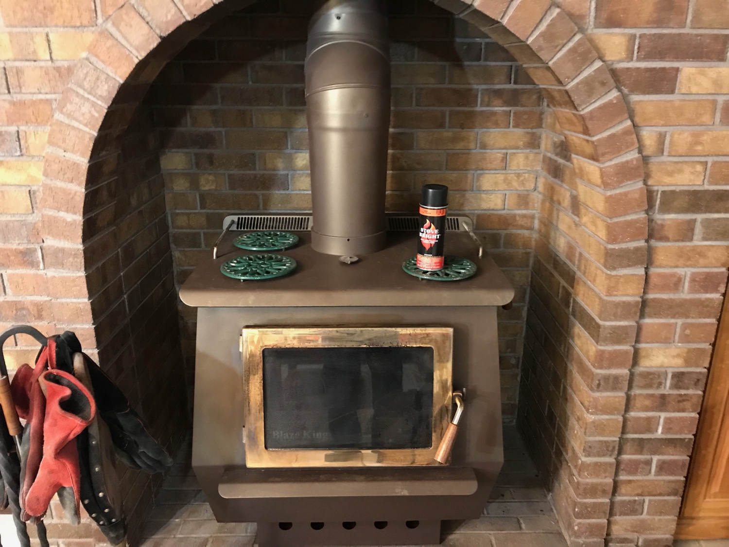 Honey Glo Brown Stovebright Stove Paint