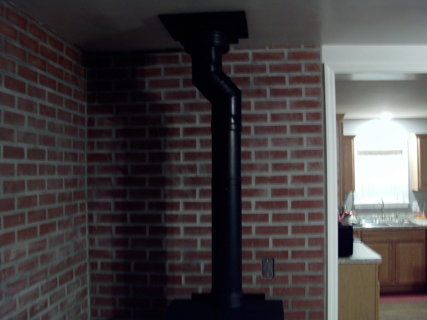 DuraVent 6 Inch Diameter DuraBlack Telescoping Stove Pipe Length w/ Trim